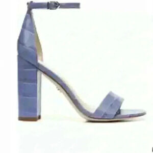 NWOB Sam Edelman Yaro Dusty Violet Ankle Strap Block Heel Sandal Size‎ 8 1/2